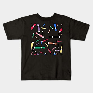 Dry erase marker pattern Kids T-Shirt